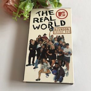 THE REAL WORLD REUNION INSIDE OUT VHS MTV REAL WORLD VIDEO CLASSIC VTG MTV